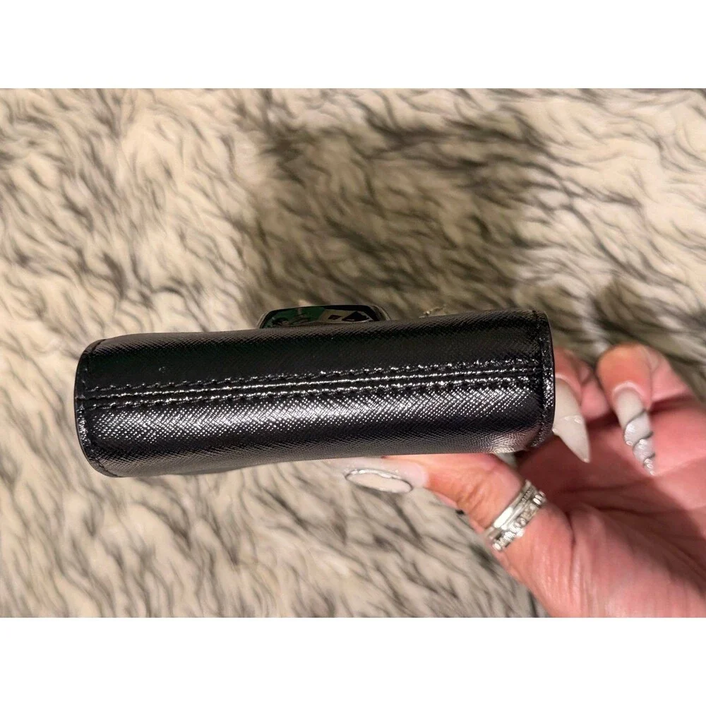 Marc Jacobs Snapshot Dtm Wallet - Black Saffiano Leather